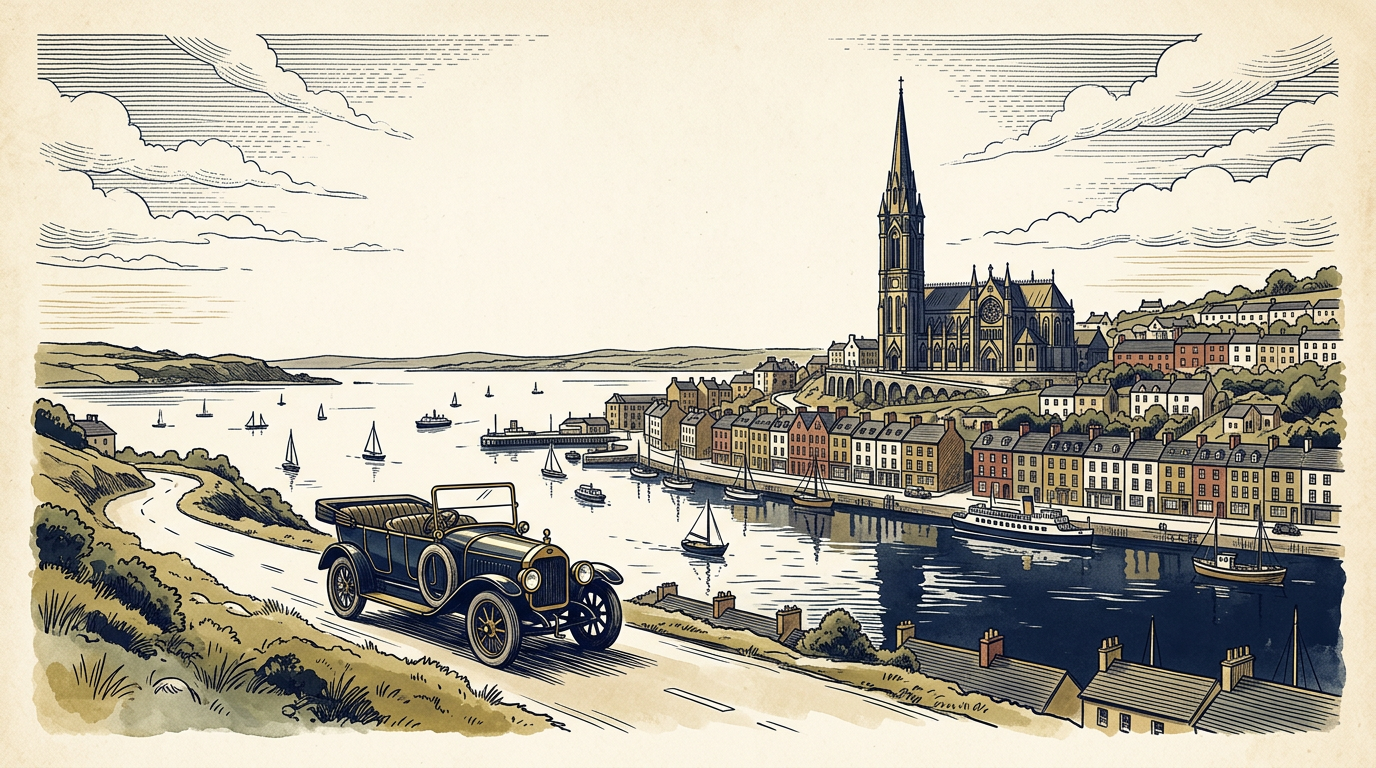 Driving to Cobh