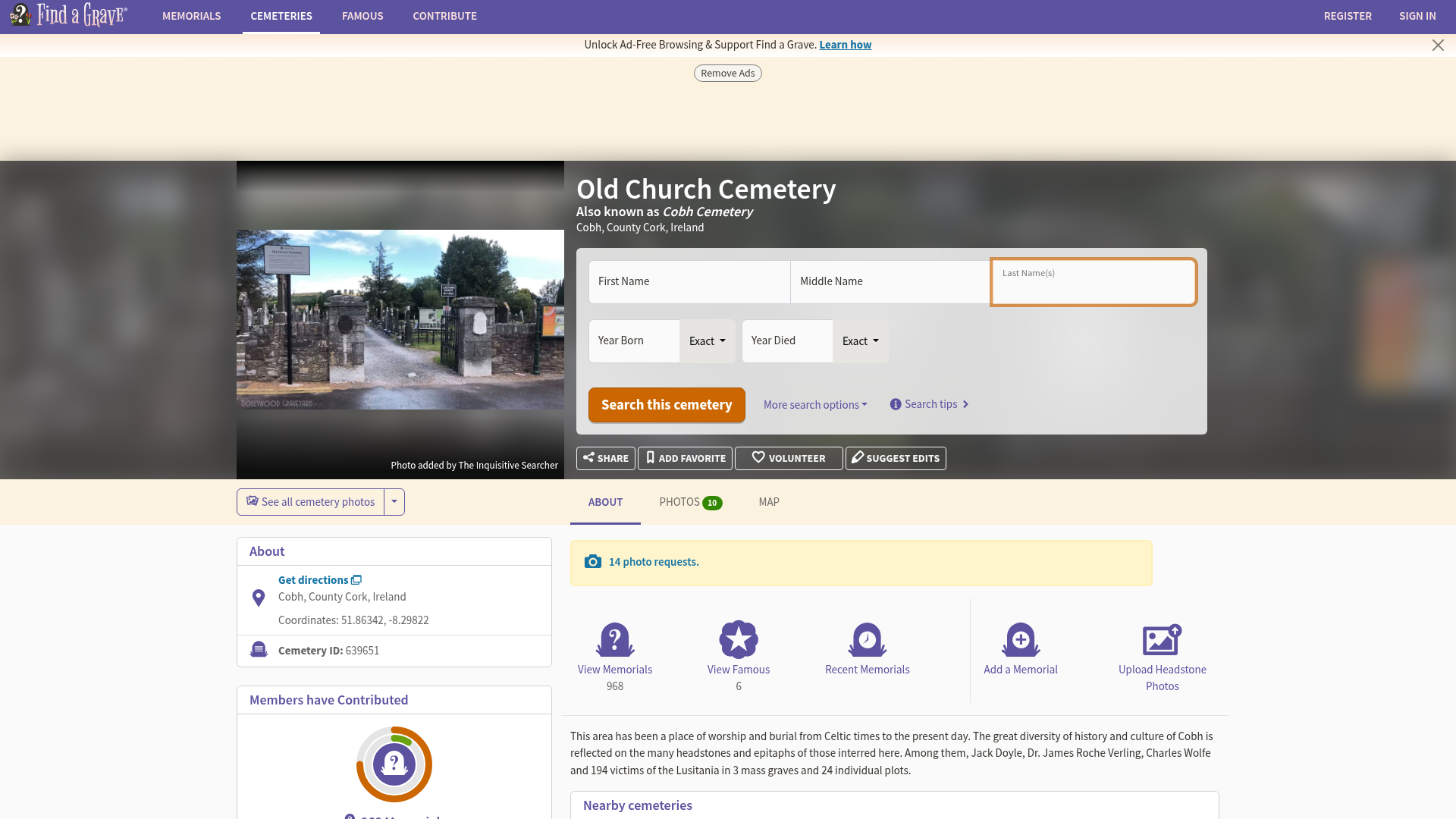 Old Church Cemetery